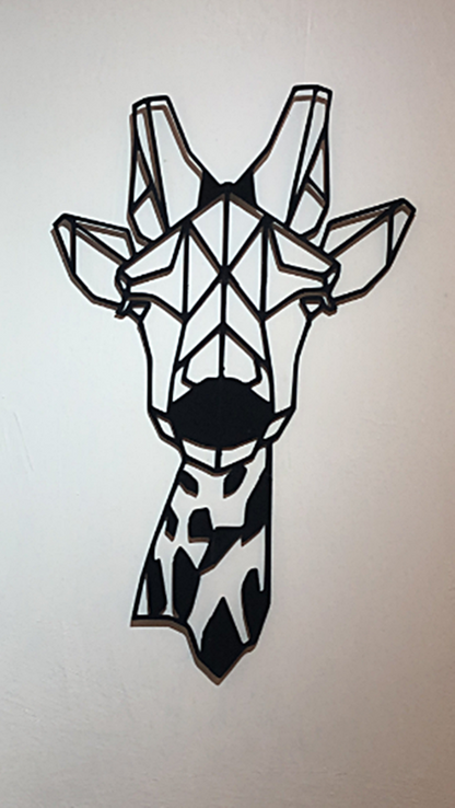 Wanddekoration Giraffengesicht 30 cm