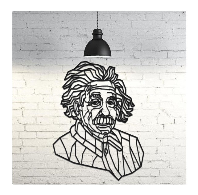 Albert Einstein Wanddeko 20 cm