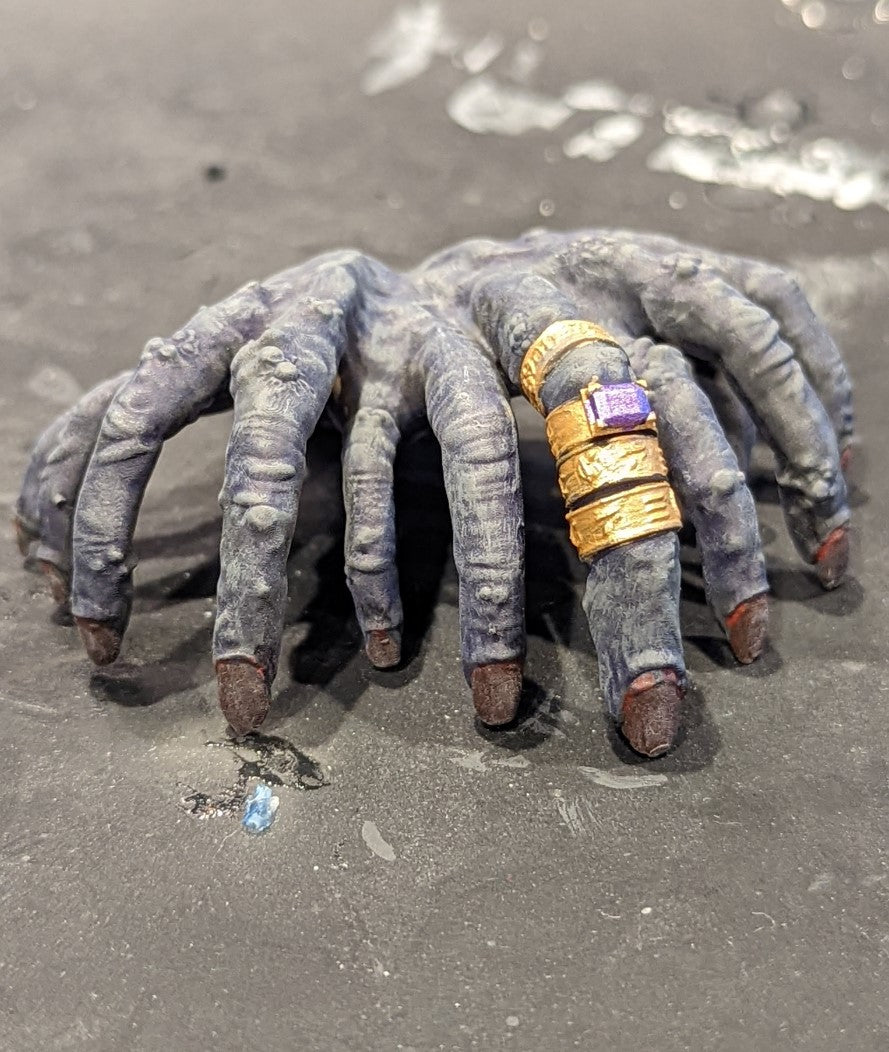 Mumienhand Zehn Finger Halloween Deko Figur