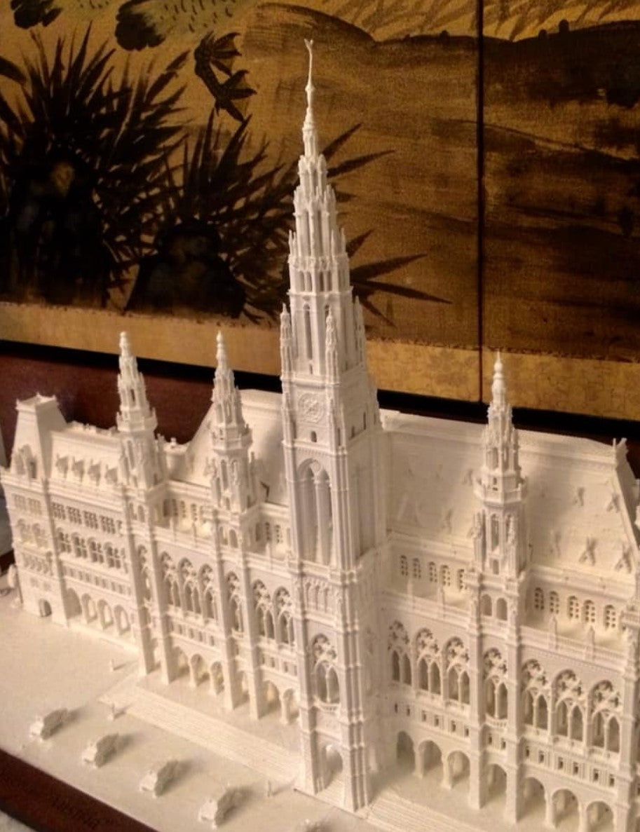Giant Vienna City Hall Rathaus Miniature