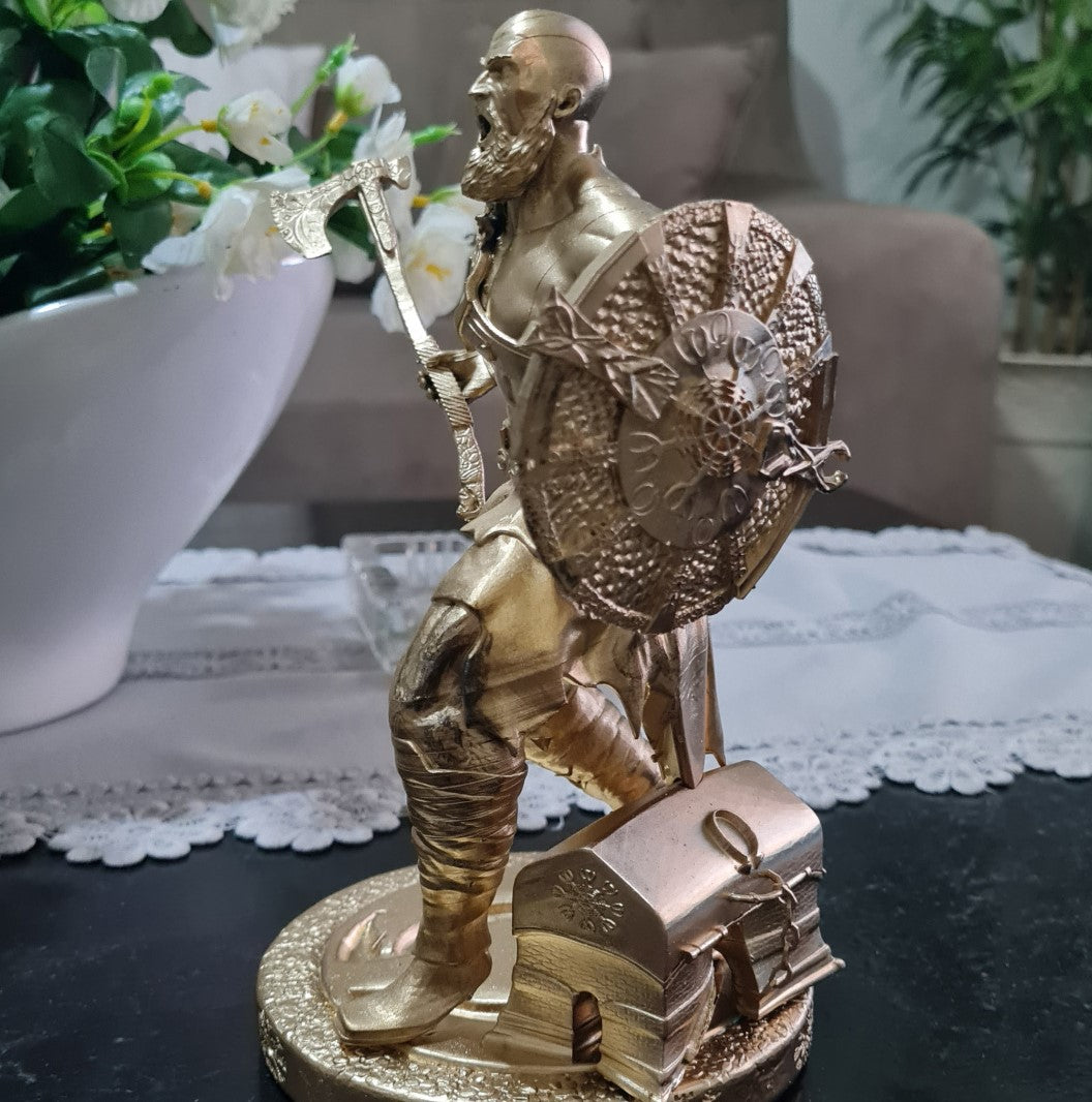Kratos God Of War Goldfolie Figur 15 cm