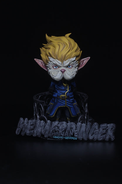 Arcane Heimerdinger League of Legends Dignity Bemalte Figur 20 CM