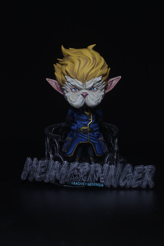 Arcane Heimerdinger League of Legends Dignity Boyalı Figür 20 CM