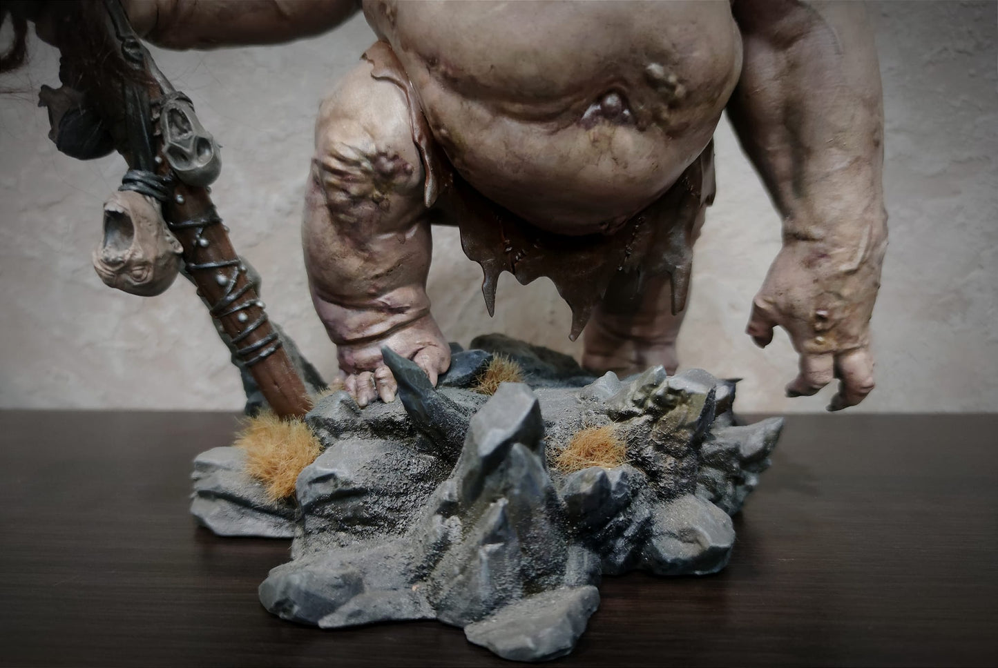 Goblin König Der Hobbit Herr der Ringe Bemalte Figur Groß 25 cm