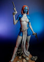 Mystique X-Men Doppelpistolen Lackierte Figur 25 cm (Riesenformat)