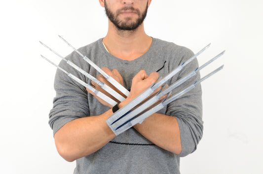 Wolverine Açılır Kapanır Otomatik Hareketli Pençe Seti (Sağ Sol Takım)