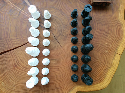 Schachfiguren "Spiral"
