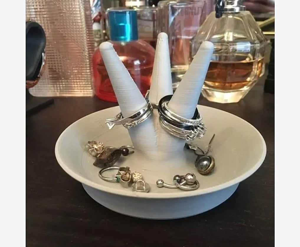 Moderner Schalen-Ringständer