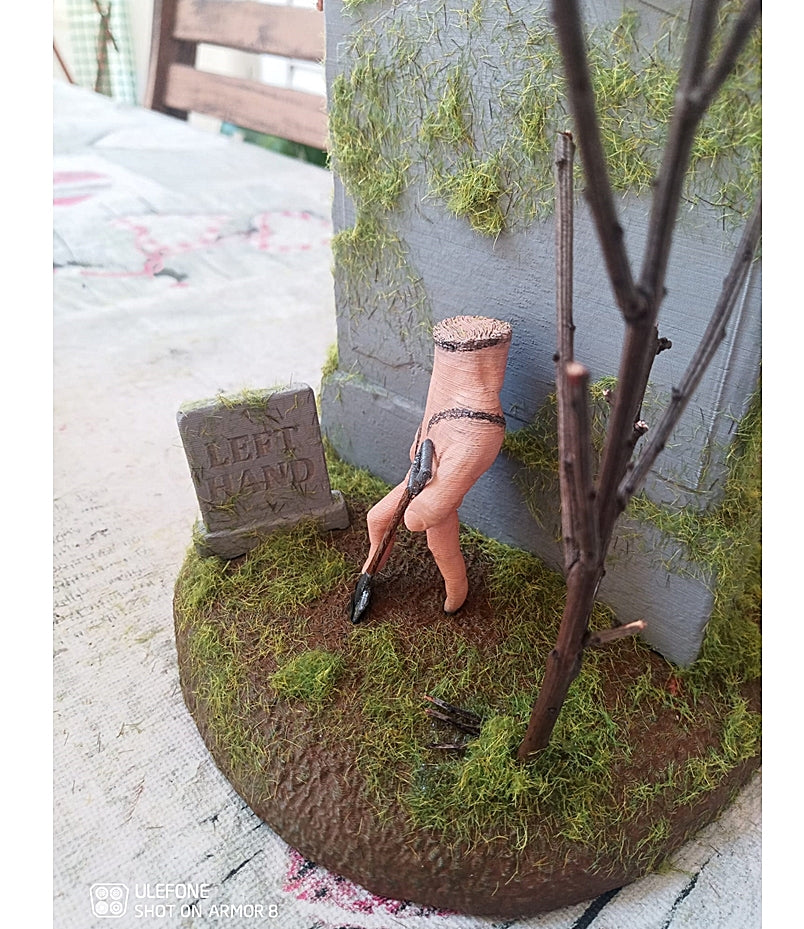 Wednesday Addams Süßes Mädchen Bemalte Figur 25 cm (Groß)
