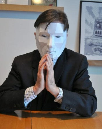 Polygon Poly Tragbare Ballmaske