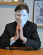Polygon Poly Wearable Ball Mask