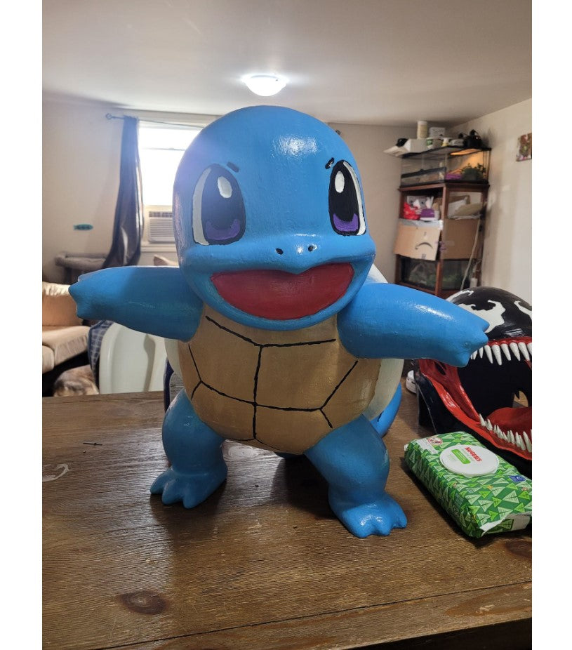 Pokémon Squirtle Bemalte Figur 15 cm